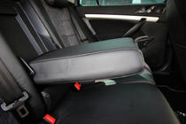 Skoda Octavia II A5 2006–2010 Avtomobilske sedežne prevleke eko usnje+tkanina+Alcantara Antara A001 (celoten komplet za notranjost) fotografija 11