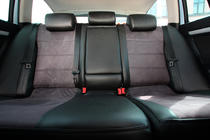 Skoda Octavia II A5 2006–2010 Avtomobilske sedežne prevleke eko usnje+tkanina+Alcantara Antara A001 (celoten komplet za notranjost) fotografija 3