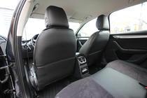 Skoda Octavia III A7 2013–2019 Avtomobilske sedežne prevleke eko usnje+tkanina+Alcantara Antara A001 (celoten komplet za notranjost) fotografija 14