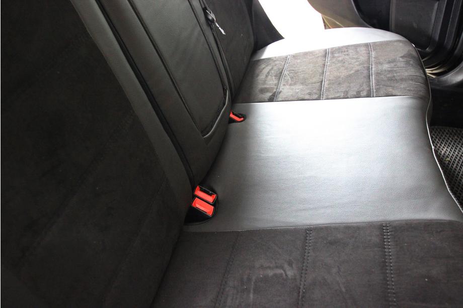 Ford Fusion 2012–2020 Avtomobilske sedežne prevleke eko usnje+tkanina+Alcantara Antara A001 (celoten komplet za notranjost) Fotografija 6