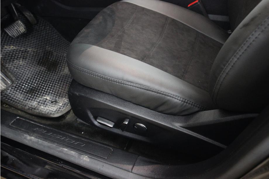 Ford Fusion 2012–2020 Avtomobilske sedežne prevleke eko usnje+tkanina+Alcantara Antara A001 (celoten komplet za notranjost) Fotografija 8