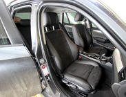 BMW X1 E84 2009–2015 Avtomobilske sedežne prevleke eko usnje+tkanina+Alcantara Antara A001 (celoten komplet za notranjost) fotografija 3