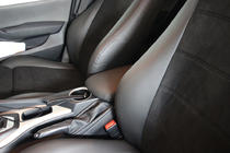 BMW X1 E84 2009–2015 Avtomobilske sedežne prevleke eko usnje+tkanina+Alcantara Antara A001 (celoten komplet za notranjost) fotografija 6