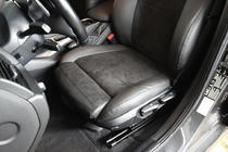 BMW X1 E84 2009–2015 Avtomobilske sedežne prevleke eko usnje+tkanina+Alcantara Antara A001 (celoten komplet za notranjost) fotografija 8