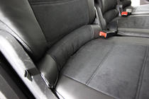 Volkswagen Touran 2003–2010 Avtomobilske sedežne prevleke eko usnje+tkanina+Alcantara Antara A001 (celoten komplet za notranjost) fotografija 4