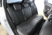 Renault Megane III 2009–2016 Avtomobilske sedežne prevleke eko usnje+tkanina+Alcantara Antara A001 (celoten komplet za notranjost) fotografija 3