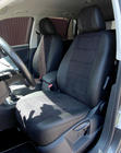 Volkswagen Tiguan 2016–2023 Avtomobilske sedežne prevleke eko usnje+tkanina+Alcantara Antara A001 (celoten komplet za notranjost) fotografija 1