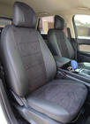 Ford Edge 2014–2024 Avtomobilske sedežne prevleke eko usnje+tkanina+Alcantara Antara A001 (celoten komplet za notranjost) fotografija 1