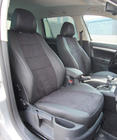 Skoda Octavia II A5 2010–2013 Avtomobilske sedežne prevleke eko usnje+tkanina+Alcantara Antara A001 (celoten komplet za notranjost) fotografija 1