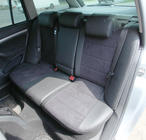 Skoda Octavia II A5 2010–2013 Avtomobilske sedežne prevleke eko usnje+tkanina+Alcantara Antara A001 (celoten komplet za notranjost) fotografija 7