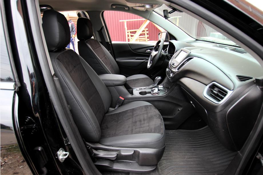 Chevrolet Equinox 2018–2025 Avtomobilske sedežne prevleke eko usnje+tkanina+Alcantara Antara A001 (celoten komplet za notranjost) Fotografija 7