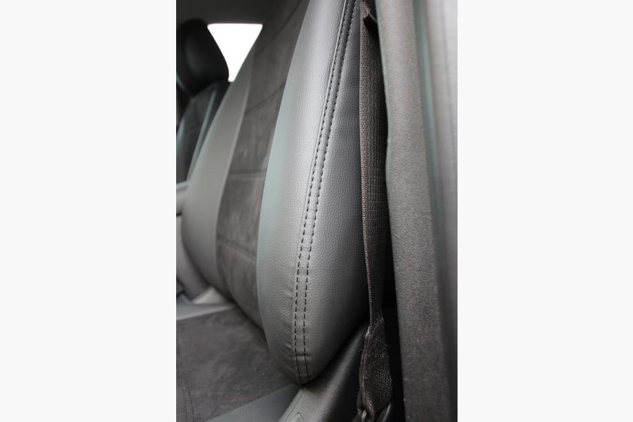 Chevrolet Equinox 2018–2025 Avtomobilske sedežne prevleke eko usnje+tkanina+Alcantara Antara A001 (celoten komplet za notranjost) Fotografija 12