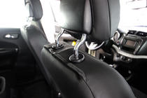 Dodge Journey 2008–2020 Avtomobilske sedežne prevleke eko usnje+tkanina+antara Antara A001 (3 vrste) fotografija 8