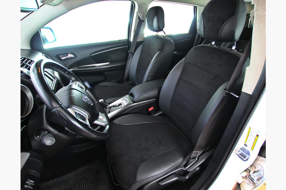 Dodge Journey 2008–2020 Avtomobilske sedežne prevleke eko usnje+tkanina+antara Antara A001 (3 vrste) Image