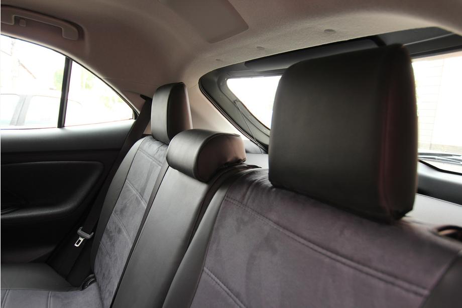Toyota Yaris/Yaris Cross (XP210) 2020– Avtomobilske sedežne prevleke eko usnje+tkanina+Alcantara Antara A001 (celoten komplet za notranjost) Fotografija 10