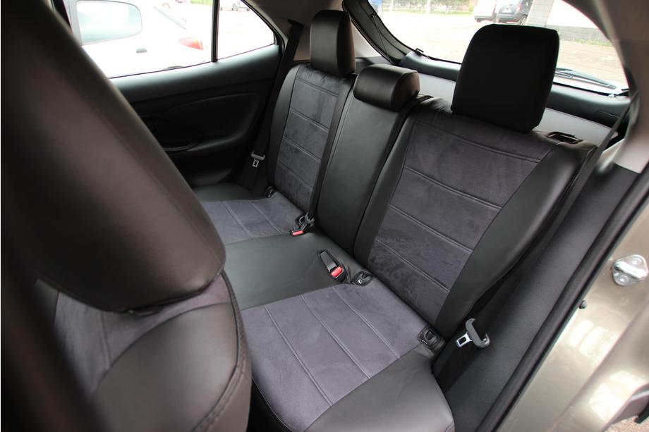 Toyota Yaris/Yaris Cross (XP210) 2020– Avtomobilske sedežne prevleke eko usnje+tkanina+Alcantara Antara A001 (celoten komplet za notranjost) Fotografija 5