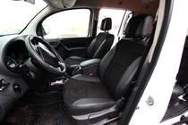 Mercedes Citan 2013–2021 Avtomobilske sedežne prevleke eko usnje+tkanina+Alcantara Antara A001 (celoten komplet za notranjost) fotografija 6
