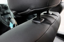 Mercedes Citan 2013–2021 Avtomobilske sedežne prevleke eko usnje+tkanina+Alcantara Antara A001 (celoten komplet za notranjost) fotografija 8