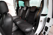 Mercedes Citan 2013–2021 Avtomobilske sedežne prevleke eko usnje+tkanina+Alcantara Antara A001 (celoten komplet za notranjost) fotografija 3