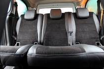 Mercedes Citan 2013–2021 Avtomobilske sedežne prevleke eko usnje+tkanina+Alcantara Antara A001 (celoten komplet za notranjost) fotografija 4