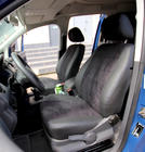 Volkswagen Caddy 2010–2015 Avtomobilske sedežne prevleke eko usnje + tkanina + alkantara Antara A001b (celoten salon) fotografija 11