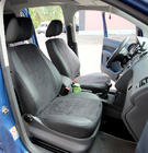 Volkswagen Caddy 2010–2015 Avtomobilske sedežne prevleke eko usnje + tkanina + alkantara Antara A001b (celoten salon) fotografija 1