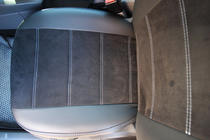 Ford Focus III 2011–2017 Avtomobilske prevleke za sedeže eko usnje+blago+antara Antara A001g (komplet za celoten salon) fotografija 12