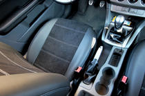 Ford Focus III 2011–2017 Avtomobilske prevleke za sedeže eko usnje+blago+antara Antara A001g (komplet za celoten salon) fotografija 10
