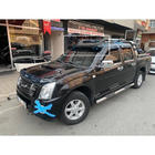 Isuzu D-Max 2011–2019 Vizir za vetrobransko steklo na okvirju V1 (črni visok sijaj, 5 mm) fotografija 1