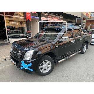 Vizir za vetrobransko steklo na okvirju V1 (črni visok sijaj, 5 mm) Isuzu D-Max 2011–2019 fotografija 1