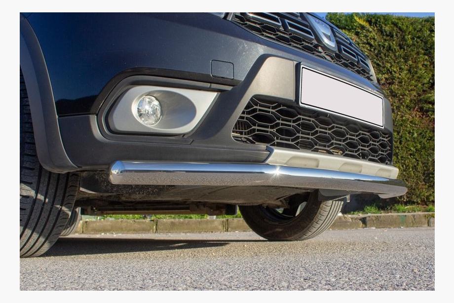 Dacia Sandero 2013–2020 Sprednji zaščitni lok Texas (60 mm, nerjavno jeklo) Image