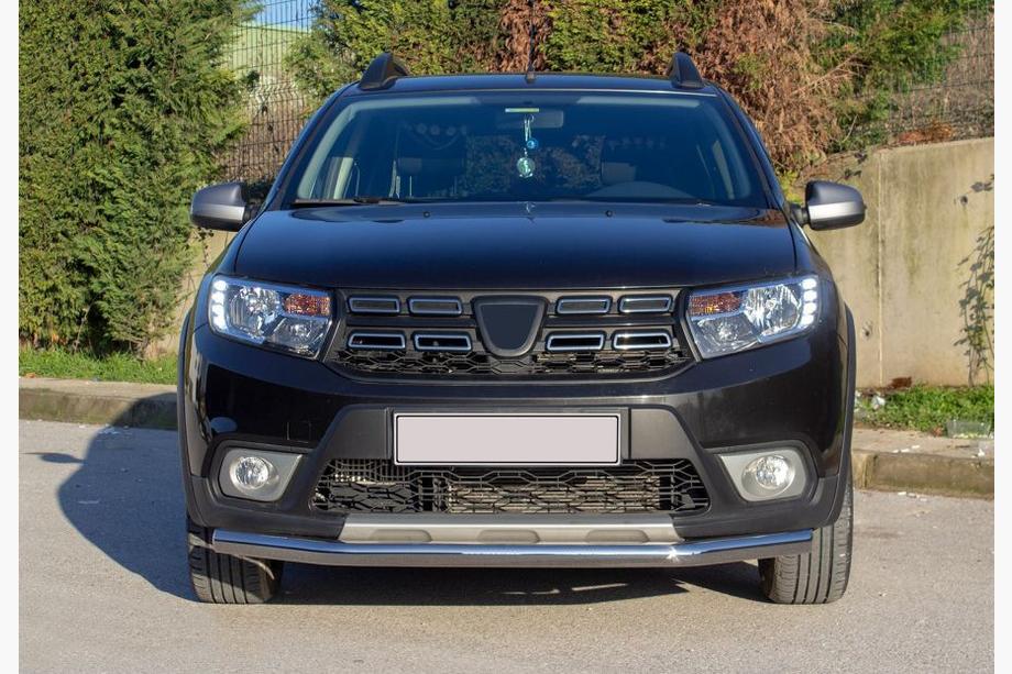 Renault Sandero 2013–2022 Sprednji zaščitni lok Texas (60 mm, nerjavno jeklo) Image
