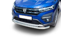 Dacia Sandero 2021– Sprednji zaščitni lok Texas (60 mm, nerjavno jeklo) fotografija 1