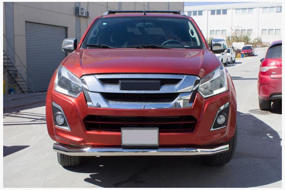 Isuzu D-Max 2011–2019 Sprednji zaščitni lok Texas (76 mm, nerjaveče jeklo) Image