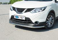 Nissan Qashqai 2014–2021 Sprednja zaščitna cev Texas za 2014-2017 (60 mm, nerjavno jeklo) fotografija 2