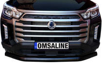SsangYong Musso II 2018– Sprednji zaščitni lok Texas (76 mm, črna) fotografija 3