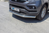 SsangYong Musso II 2018– Sprednji zaščitni lok Texas (76 mm, nerjaveče jeklo) fotografija 1