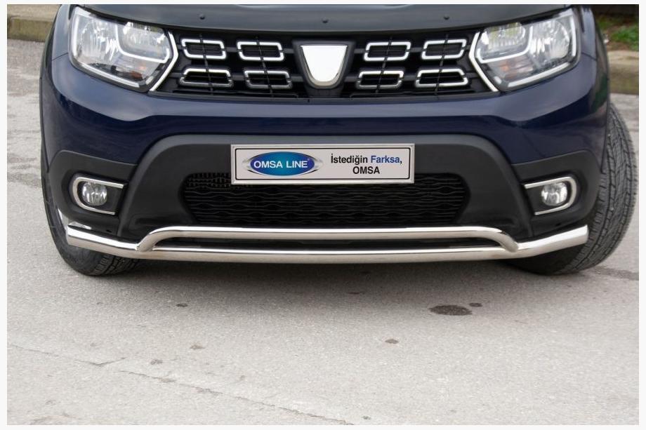 Dacia Duster 2018–2024 Sprednji zaščitni lok Vegas (60/42 mm, nerjaveče jeklo) Fotografija 1