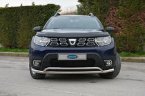 Renault Duster 2018–2024 Sprednji zaščitni lok Vegas (60/42 mm, nerjaveče jeklo) fotografija 1