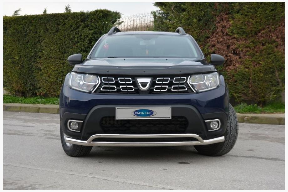 Renault Duster 2018–2024 Sprednji zaščitni lok Vegas (60/42 mm, nerjaveče jeklo) Image