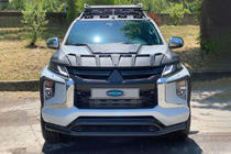 Mitsubishi L200 2015–2024 Sprednji dvojni zaščitni lok Vegas 2019+ (črn, 76 mm) fotografija 3