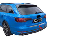Audi A4 B9 2015–2024 Zaščitna letev zadnjega odbijača OmsaLine (Avant, nerjavno jeklo) fotografija 1