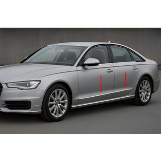 Kromirane letvice vrat (6 kos) Audi A6 C7 2011–2017 fotografija 1