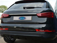 Audi Q3 2011–2019 Kromirana letvica nad registrsko tablico (nerjaveče jeklo) fotografija 1