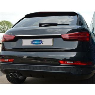 Kromirana letvica nad registrsko tablico (nerjaveče jeklo)