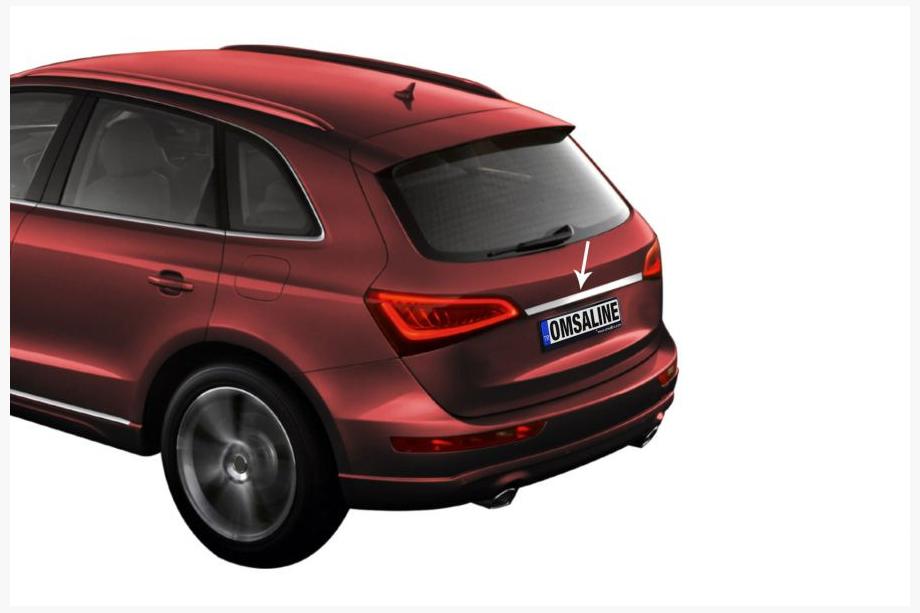 Audi Q5 2017–2025 Kromirana letvica nad registrsko tablico (nerjaveče jeklo) Image