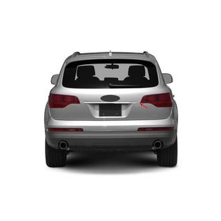 Kromirana letev nad registrsko tablico OmsaLine (nerjavno jeklo) Audi Q7 2005–2015 fotografija 1