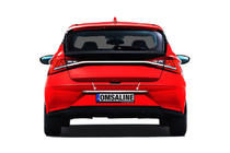 Hyundai I-20 2020– Kromirana letev nad registrsko tablico OmsaLine (nerjavno jeklo) fotografija 1