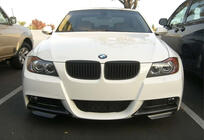 BMW serija 3 E90/E91 2005–2011 DPT sprednji lip nastavki (za E90 M-Sport 2005-2008, črna visok sijaj, 2 kos) fotografija 3