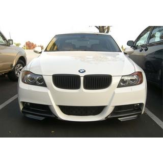 DPT sprednji lip nastavki (za E90 M-Sport 2005-2008, črna visok sijaj, 2 kos) BMW serija 3 E90/E91 2005–2011 fotografija 3